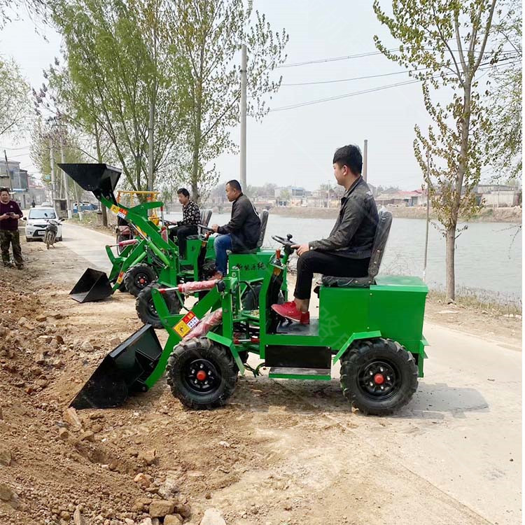 新型全电动装载铲车 小型工程转载机 养牛厂用铲粪铲车