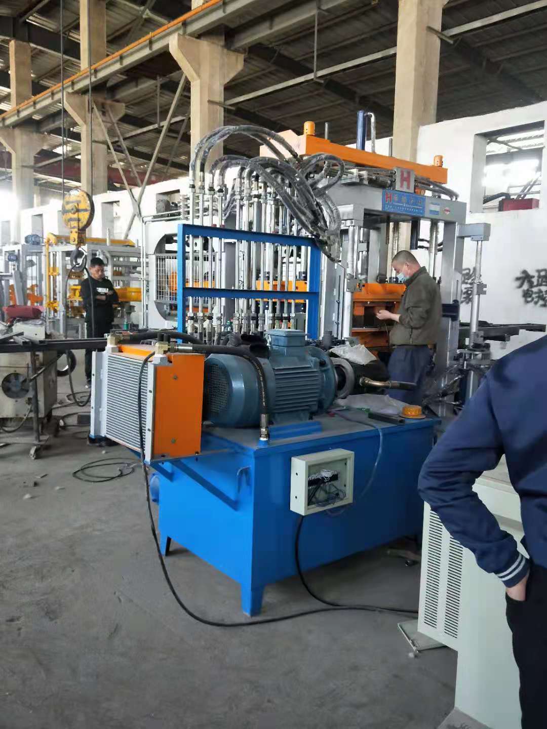 天津浩海机械免烧砖机系统