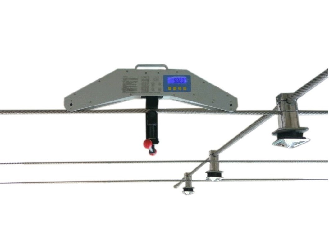 钢索张力检测仪 手持式钢丝绳拉力测量装置