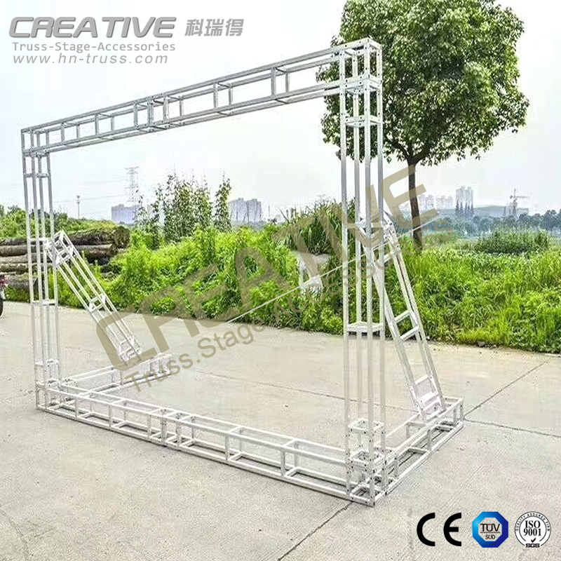 钢铁桁架200*200背景架活动喷绘架舞台桁架