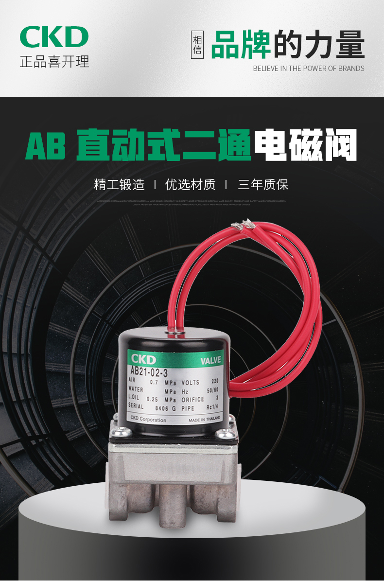 CKD防爆电磁阀AB41E2-03-6-AC220V