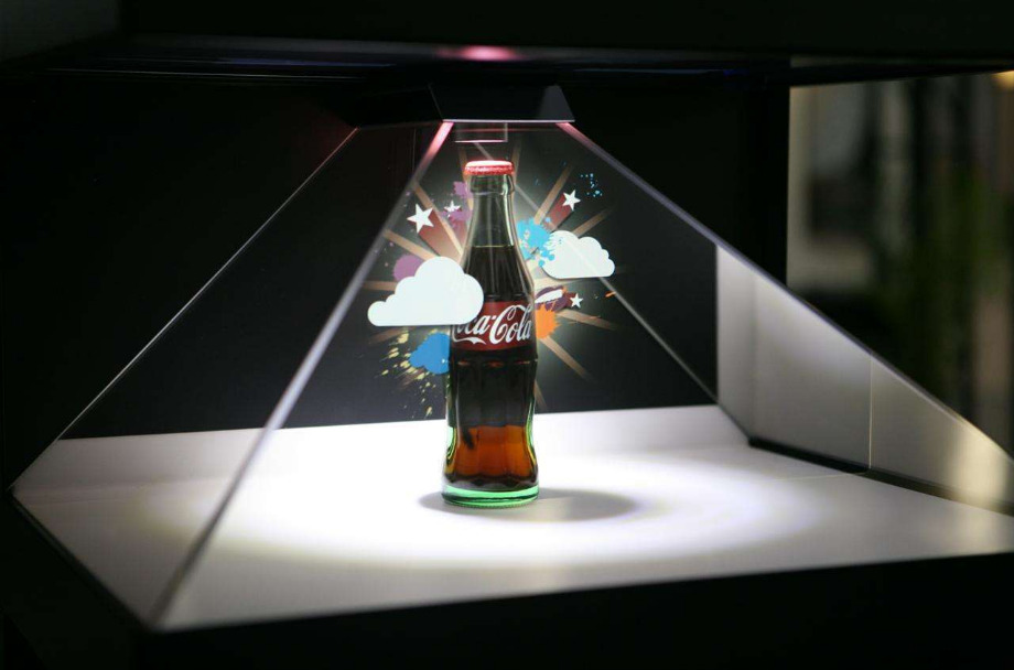 深圳供应展厅展示设备 全息展示柜 360度悬浮幻影成像展示柜
