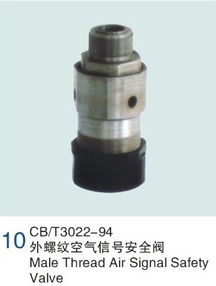 船用外螺纹空气信号安全阀 CB/T3022-94