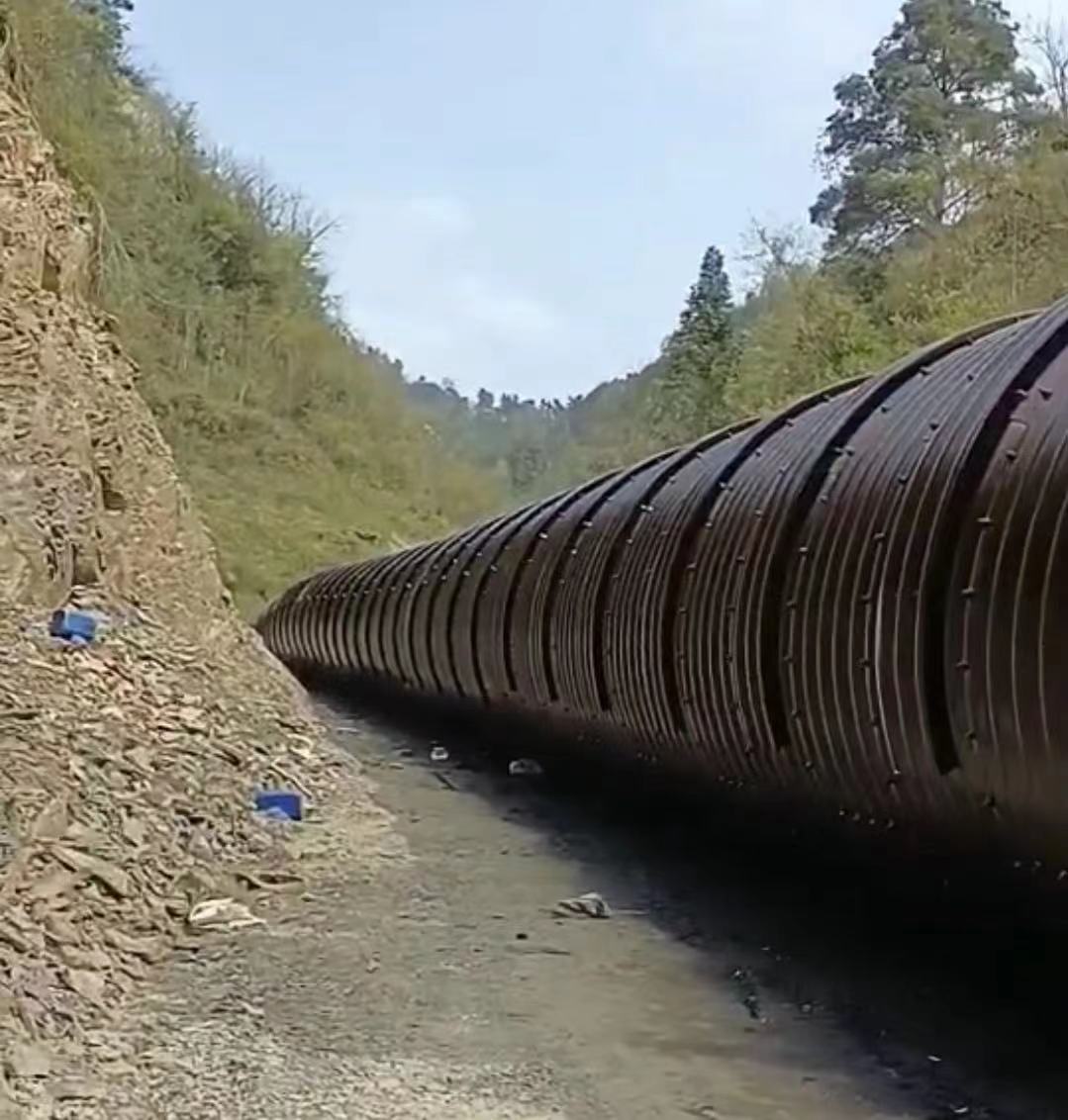 镀锌波纹涵管材 矿场巷道钢波纹管涵管材 厂家直供