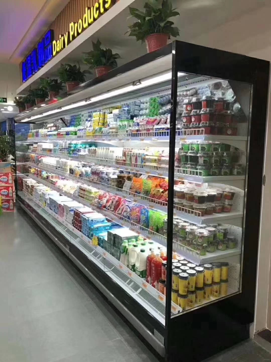 河南酸奶冷藏保鲜展示柜定做厂家哪里有