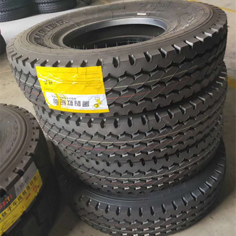 批发零售7.50R16三线花纹货车轮胎 钢丝胎