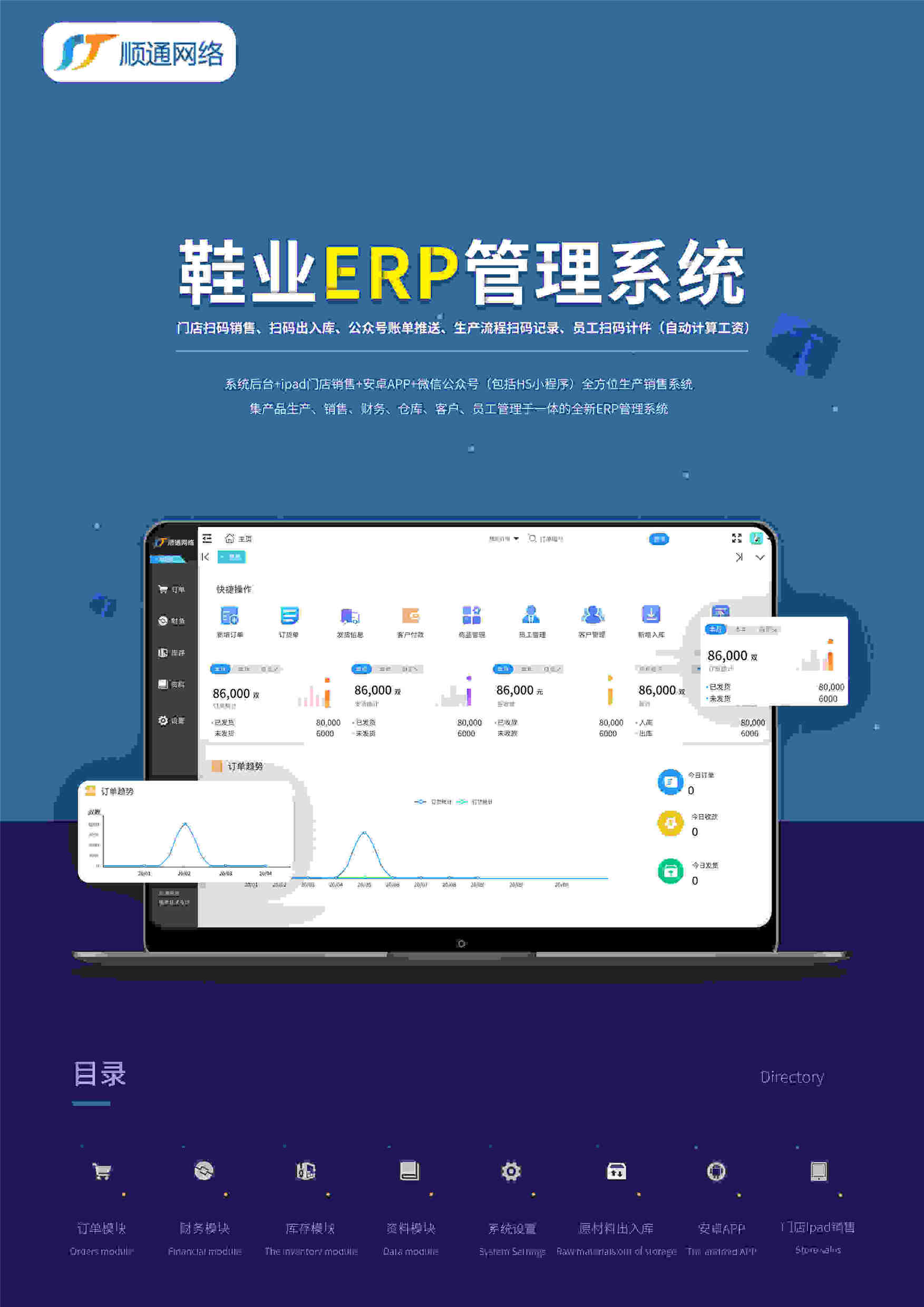 慈溪市顺通鞋业erp鞋厂erp管理系统v2.0.1