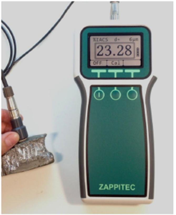 德国ZAPPITEC便携式涡流电导率仪12Z