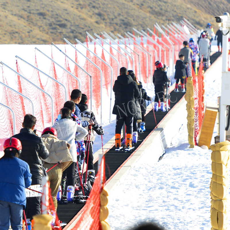 雪场魔毯电控柜安装 酒泉雪场传送带两种调速方法