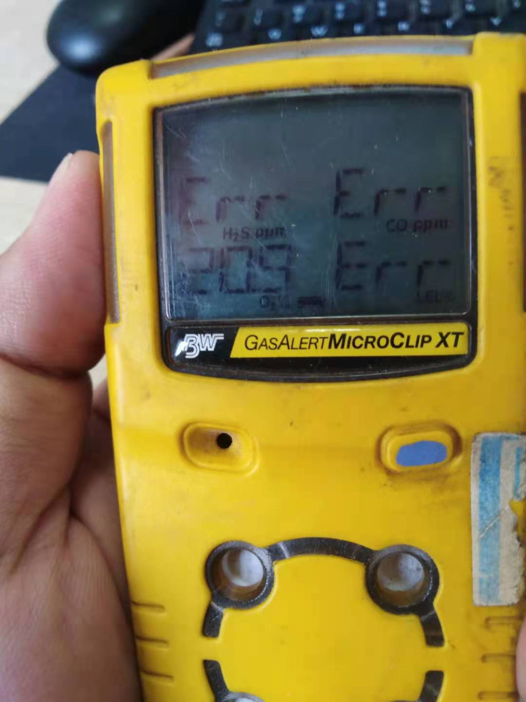 GasAlertMicroClipXT检测仪氧气探头ERR维修