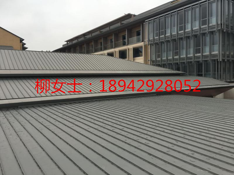 0.9mm厚钛锌屋面板 钛锌板厂家多种型号支持定制 天津浩海直供