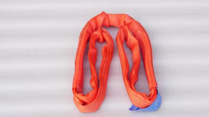 环形柔性吊装带，彩色起重吊装带，圆套吊带8吨5米