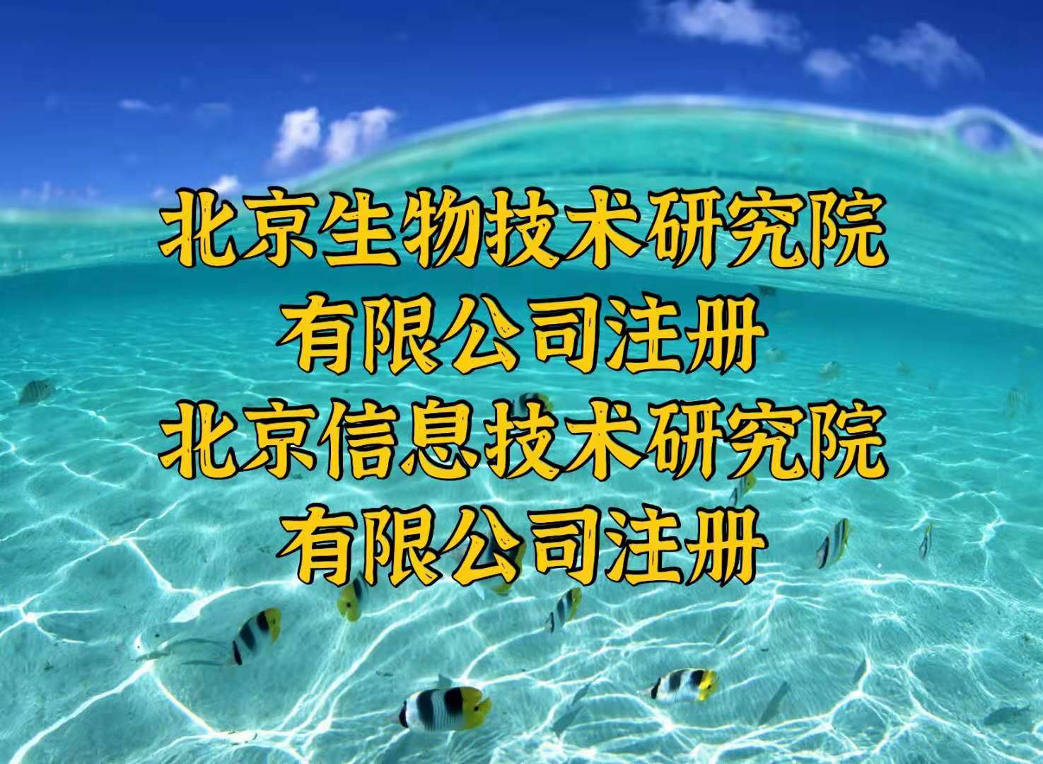 注册北京生物技术研究院有限公司需要哪些材料