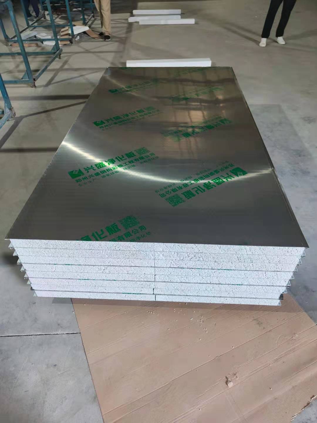 兴盛净化板生产机制净化板 玻镁中空净化板