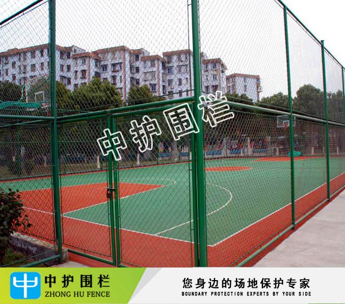 广东全民健身勾花围栏网 篮球场铁丝网多少一平