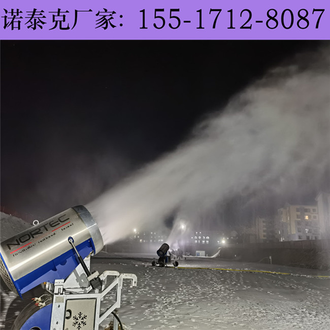 滑雪场造雪机设备远程即可完成操控 树挂制景用大排量造雪机