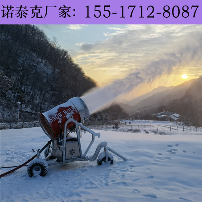 扬程远智能造雪机各项参数的设定 降雪机自带轮胎移动更轻松