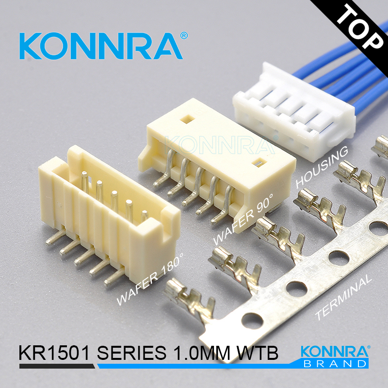 ZH1.5端子线 单排SMT导航仪1.5mm间距仿JST S2B-ZR-SM4A-TF连接器康瑞直营