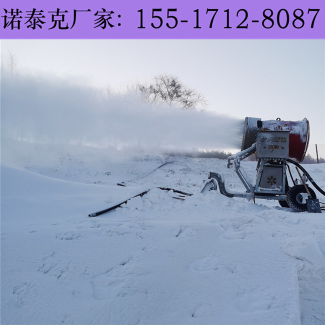 雪质细腻的大排量人工降雪机特点 低能耗的滑雪场造雪机