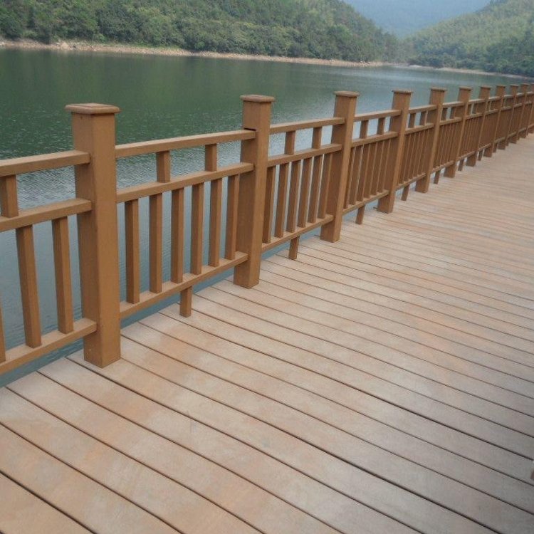 青岛木塑护栏 景区公园防护塑木栏杆