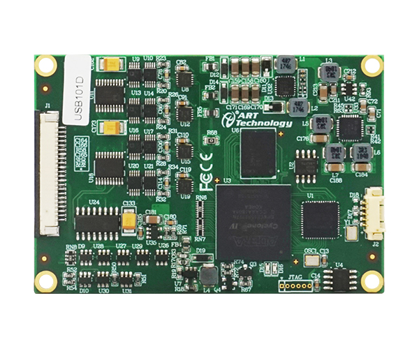 USB101D 超小尺寸4路差分模拟量同步采集卡