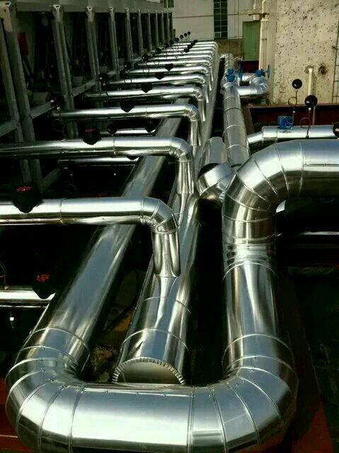 硅酸盐铝皮管道保温工程承包设备锅炉房铁皮保温施工