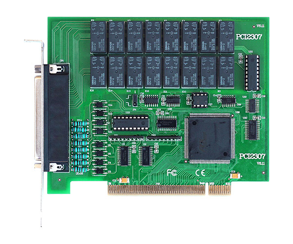 PCI2307  通用光电隔离型开关量输入和继电器输出板