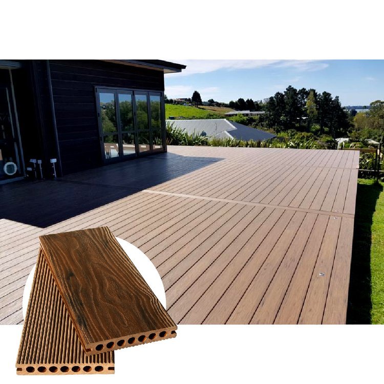 生态木塑地板销售 公园阳台露台室外地面铺装塑木地板