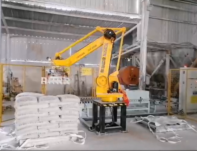 多關節碼垛機器人 工業機械臂機器人 有機肥碼垛機器人