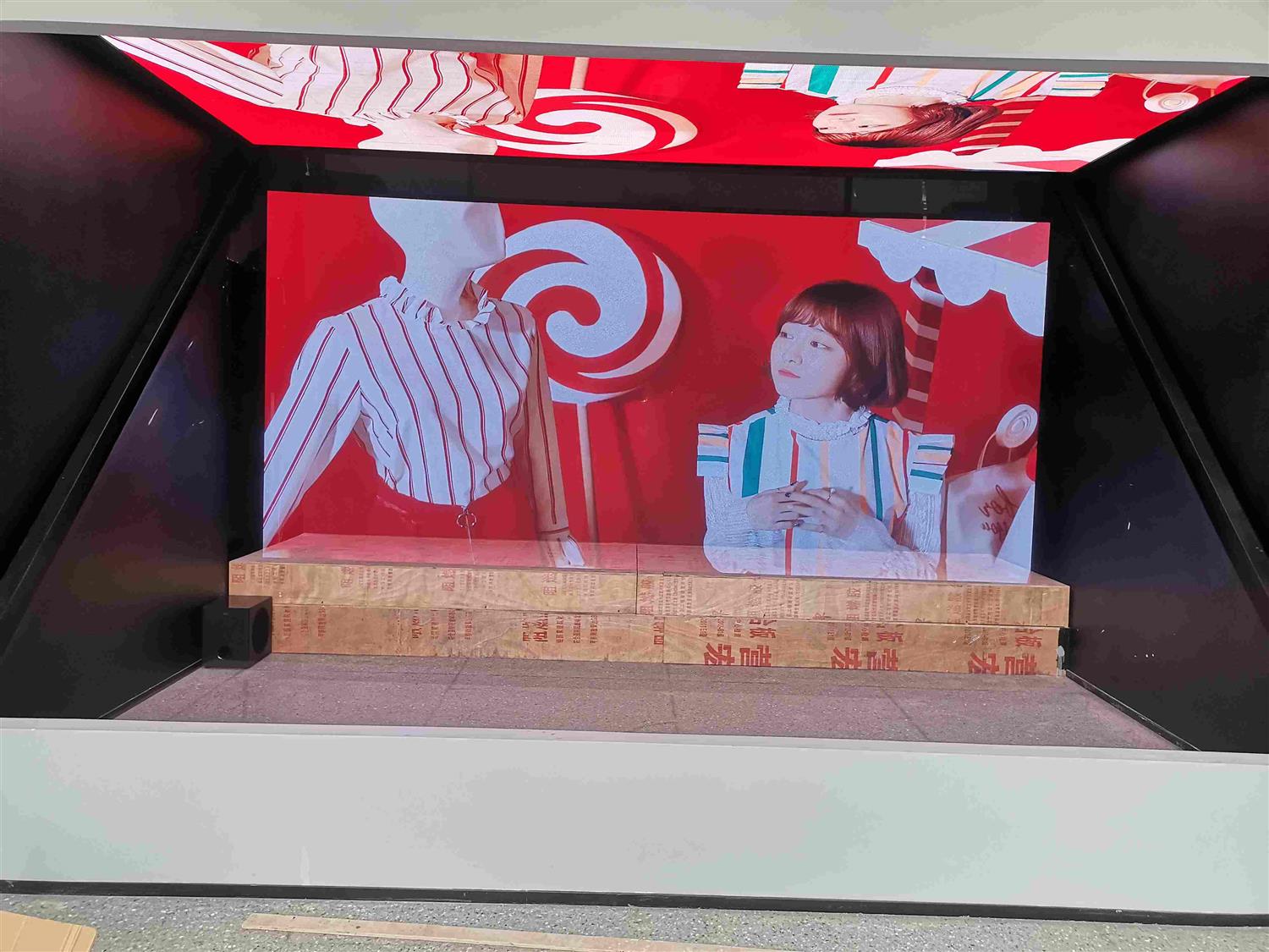 3D全息舞台展厅投影技术 幻影成像 深圳全息投影公司