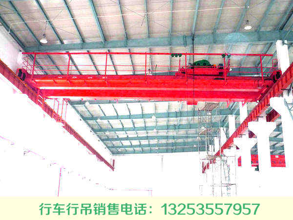 广西贵港单梁起重机厂家3吨17.5米跨航车出售