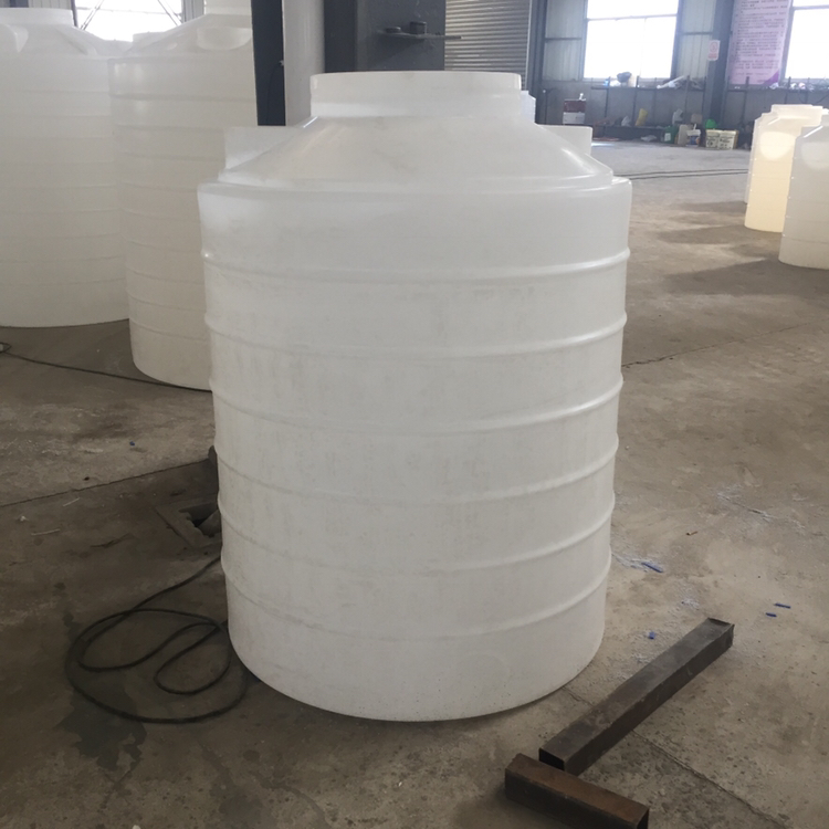 带盖塑料圆桶 大水桶停水用水桶300L储水桶0.3T塑料水塔