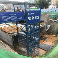 护网式梯笼 基坑建筑梯笼 三米梯笼