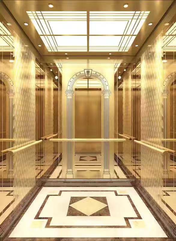 别墅电梯装潢 电梯轿厢装潢装修 保定电梯装饰公司
