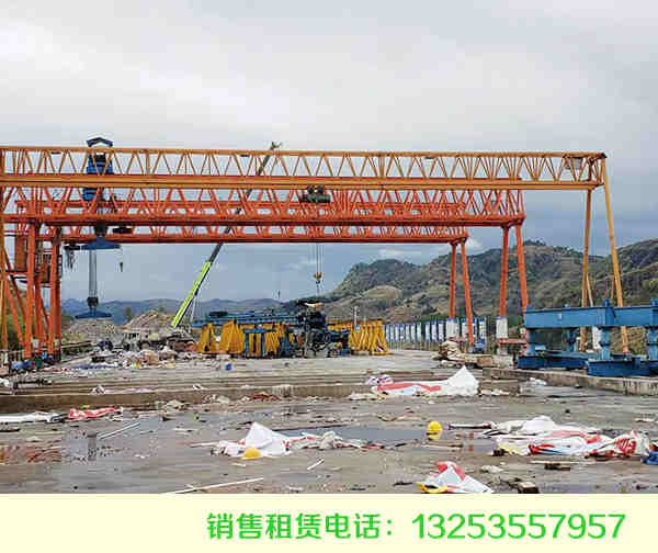 广西桂林门式起重机厂家32吨桁架式龙门吊