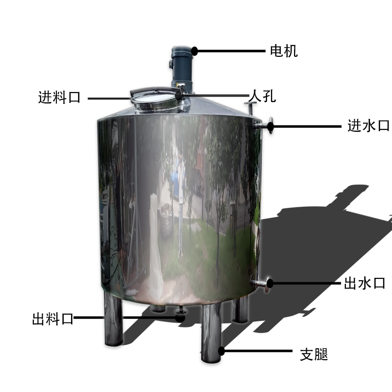 西充鸿谦化工搅拌均质搅拌乳化保温材质考究