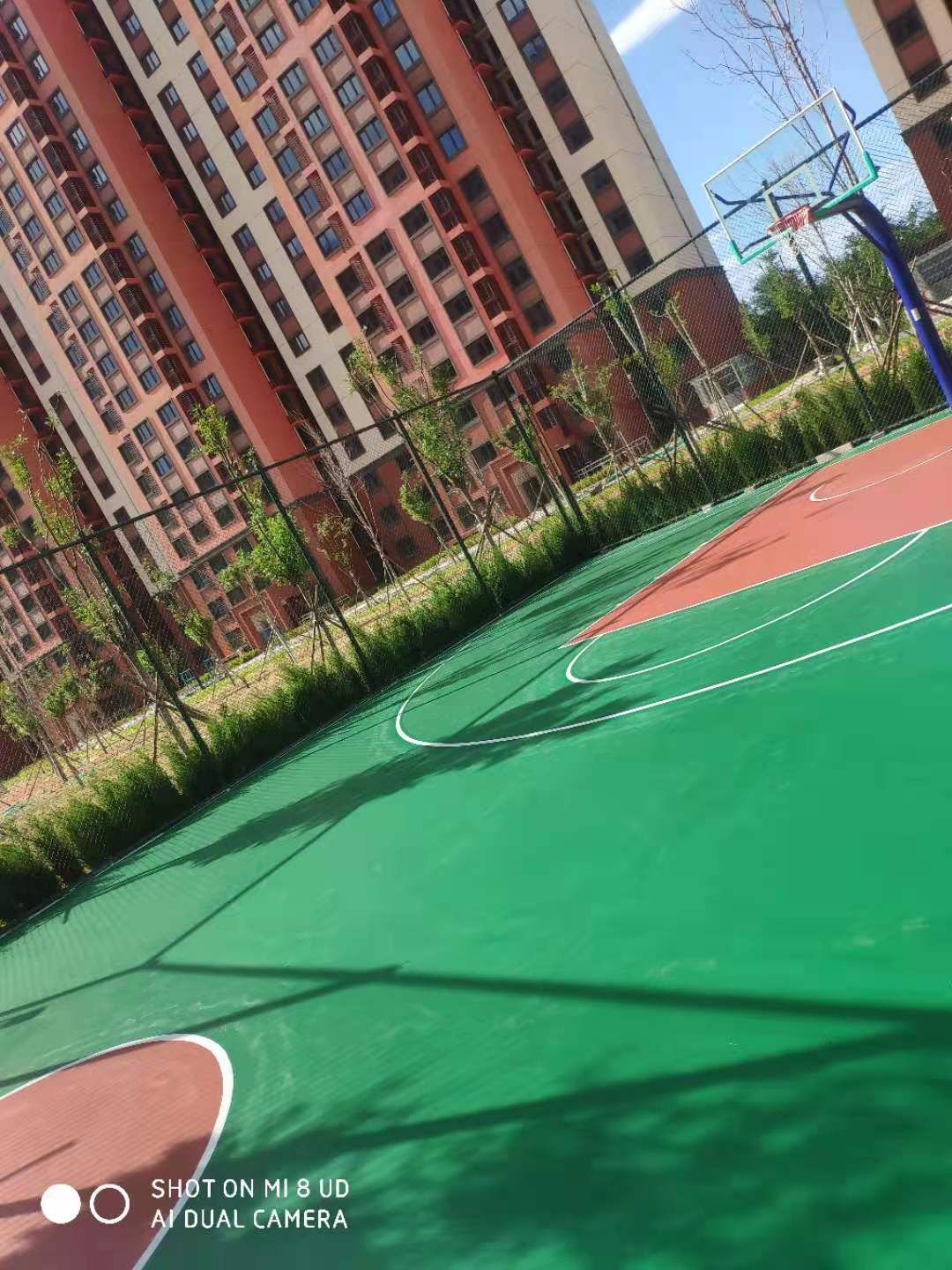 菏泽硅PU篮球场翻新新国标材料环保达标