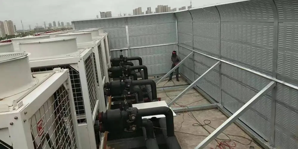 郑州冷却塔降噪隔声屏障 许昌空调机组降噪 开封热泵机组隔音