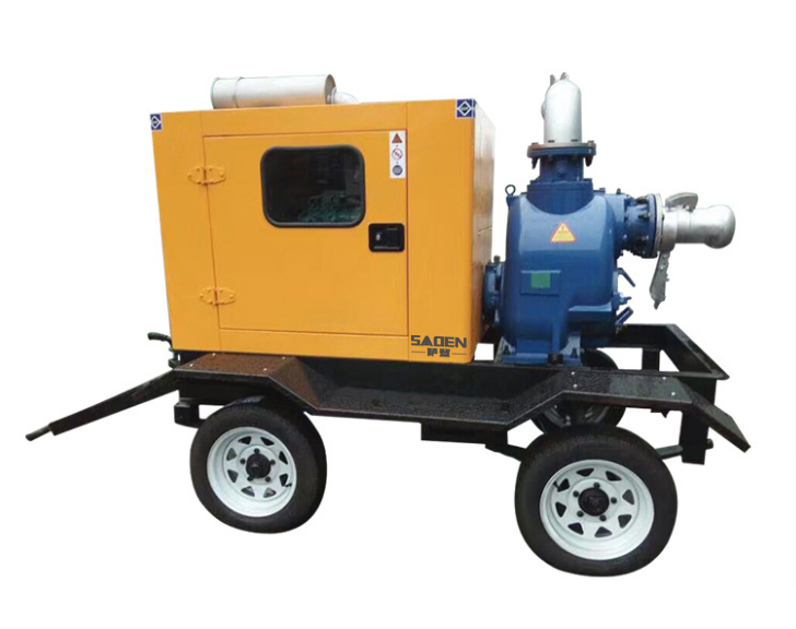 萨登12寸高扬程排污泵移动泵车好用么