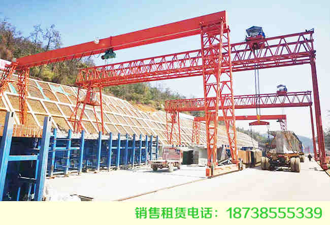 山东青岛门式起重机厂家出售45吨地铁龙门吊