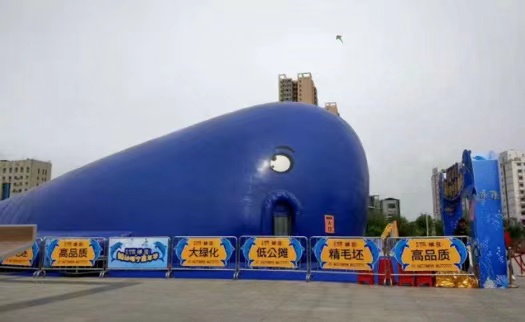 扬州网红鲸鱼岛气膜租赁 亲子互动鲸鱼岛气膜供应商