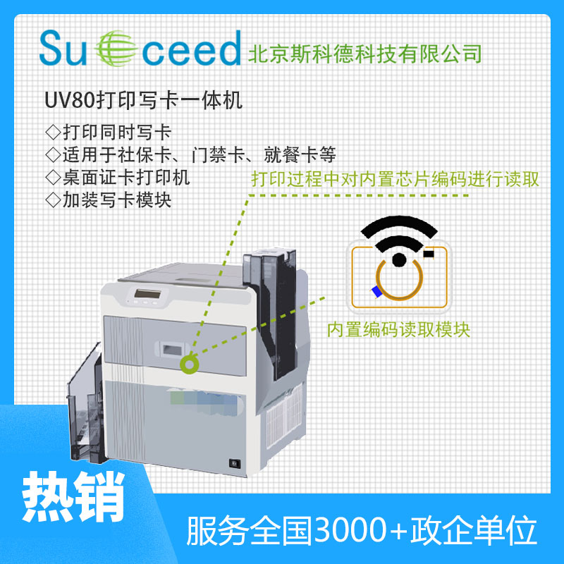 JVC UV80II-600DPI高清再转印双面证卡机