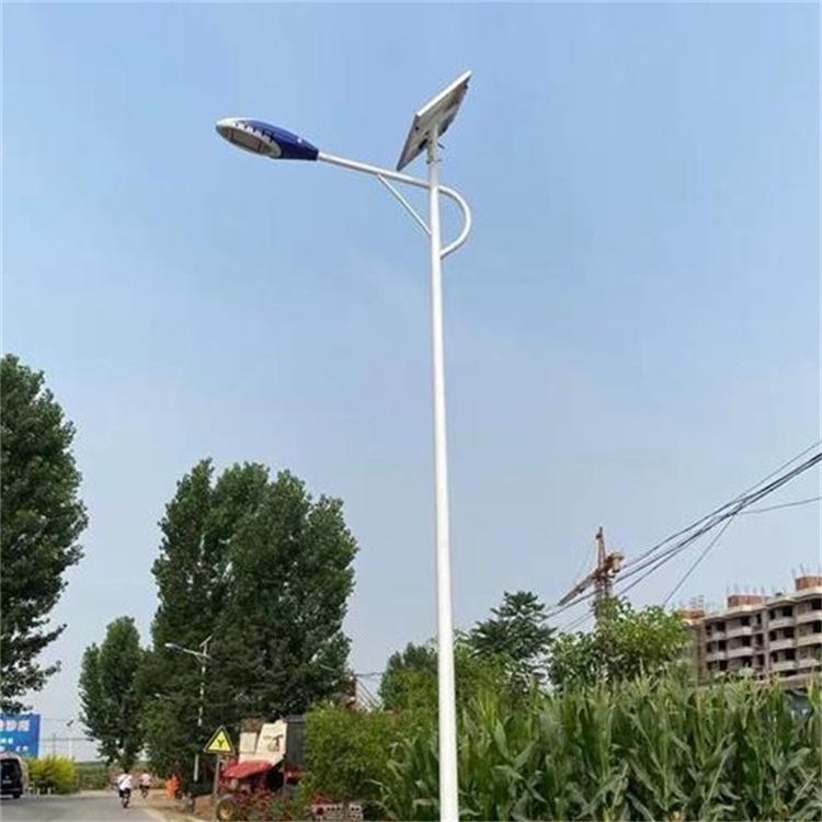 河北6米路灯街道海螺臂太阳能路灯