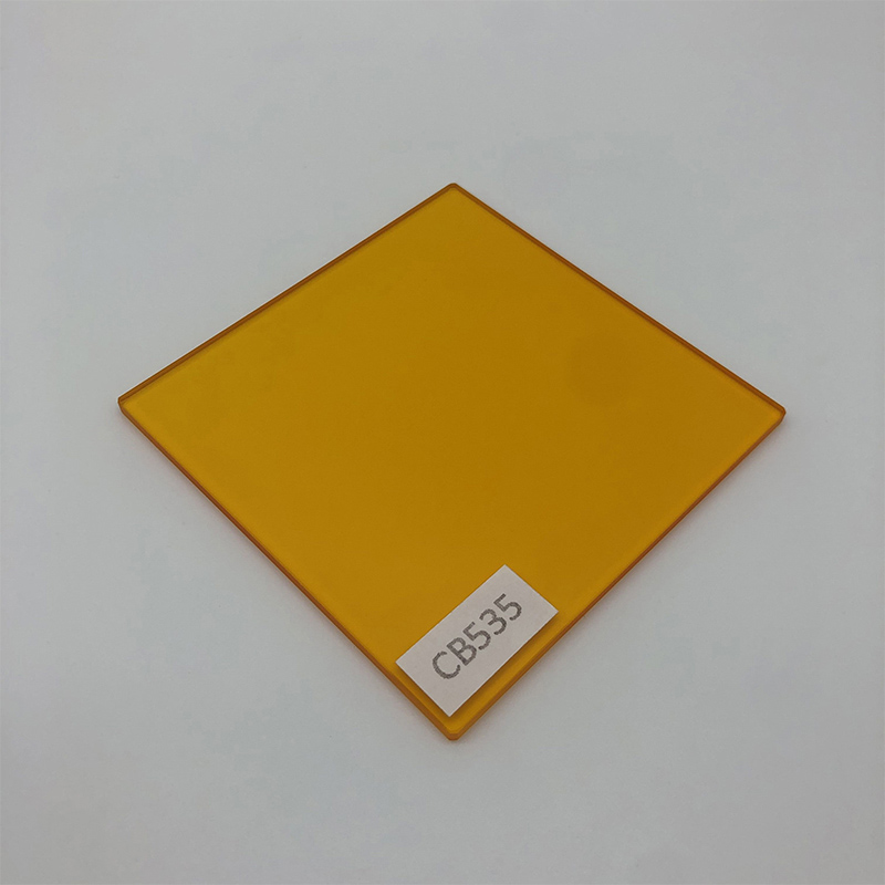 定制CB535长波通橙色滤光片-有色光学玻璃