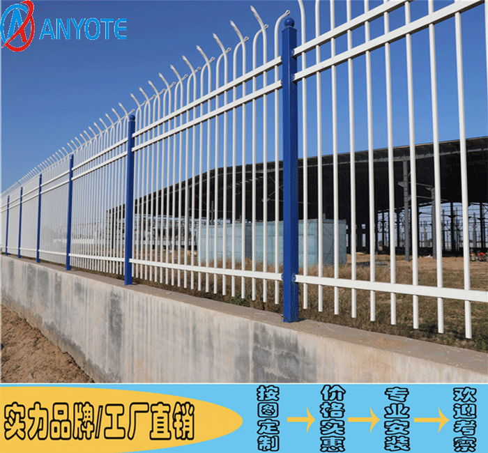 汕头建筑外墙栏杆 小区黑色围栏 陆丰新建工厂护栏定制