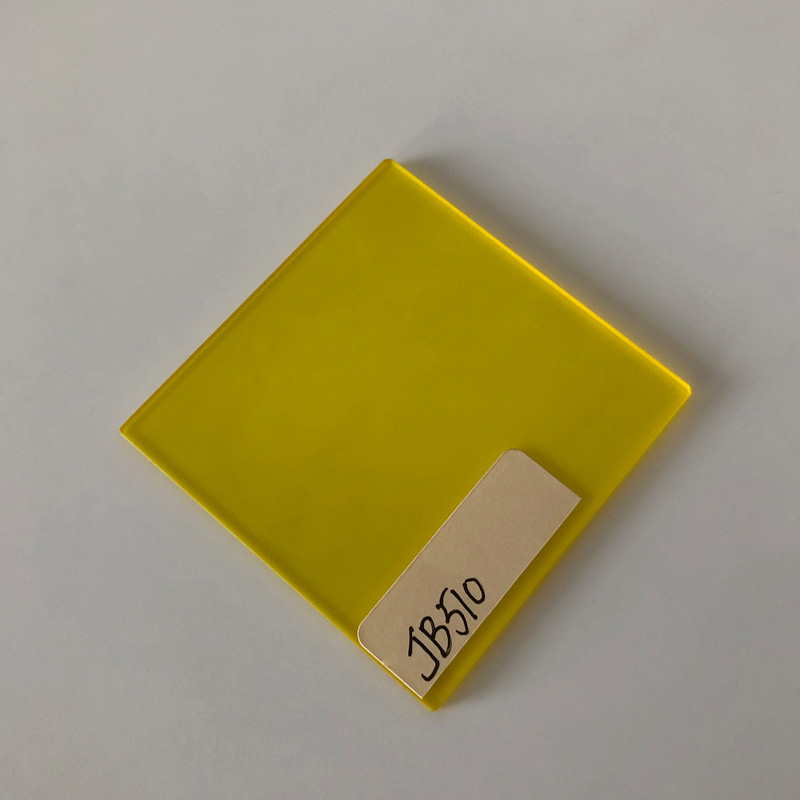 510nm长波通滤光片-定制金黄色玻璃