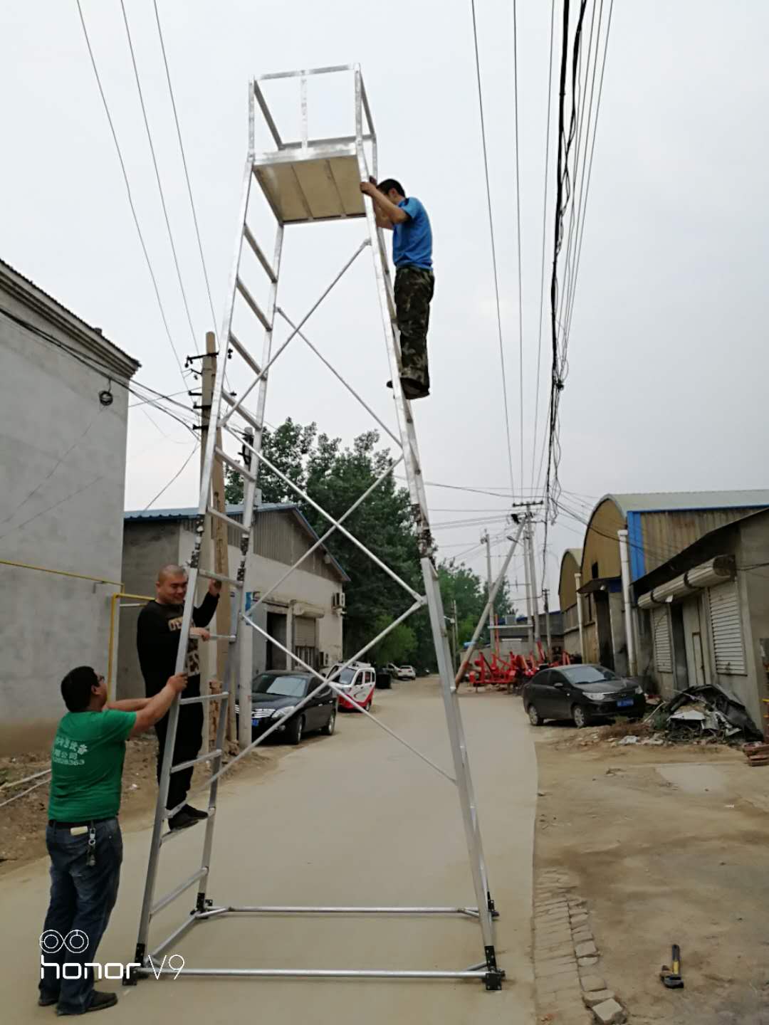 接触网维修梯车铁路电气化抢修梯车地铁轻型防滑梯车平台登高梯