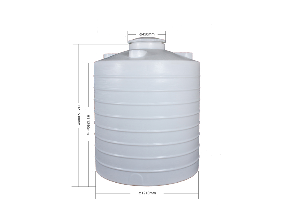 PE储罐  简阳1500L塑料水箱  水处理加厚大容量塑料水箱