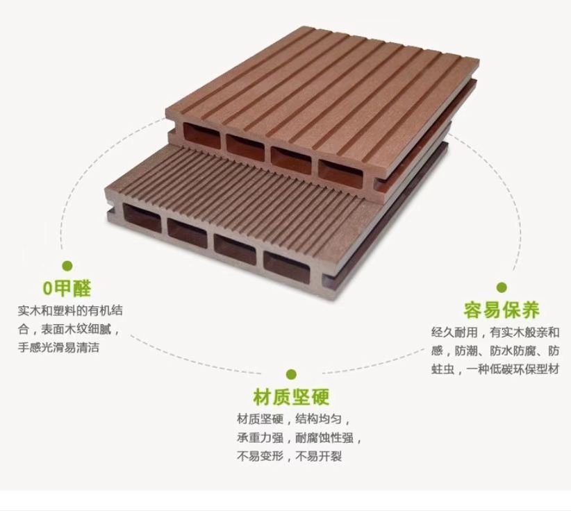 户外木塑地板厂家 环保木塑复合强化地板供应