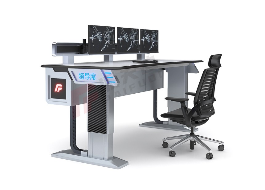 新款智能升降控制台办公桌升降指挥桌定制控制台款式多样